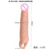 VIP25 Extra-Long Textured Silicone Penis Sleeve