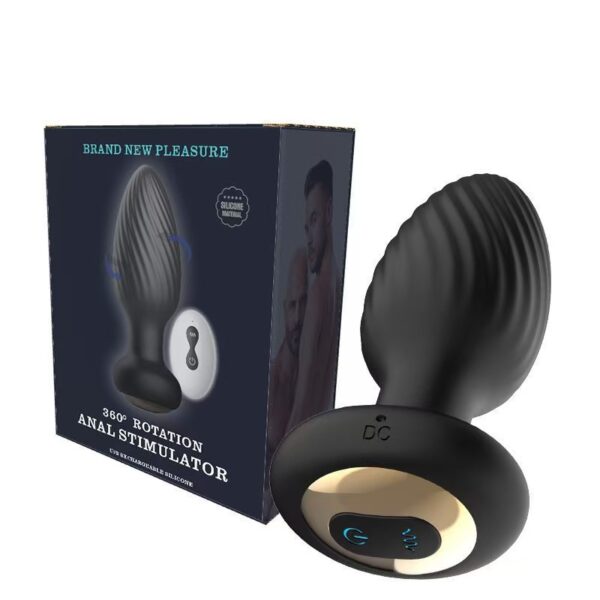 VIP14 Rotating remote control swinging and vibrating posterior anal plug
