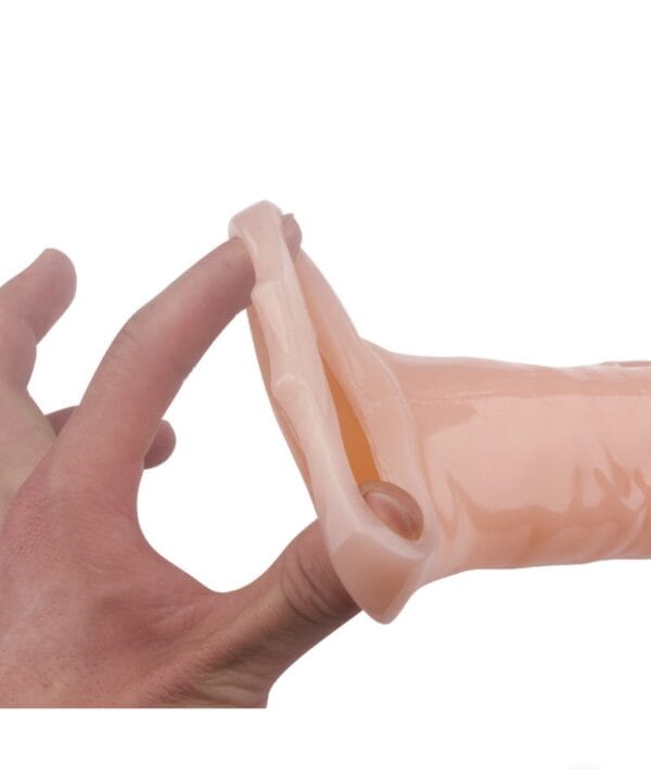 VIP25 Extra-Long Textured Silicone Penis Sleeve – Thickened Wolf Tooth Design