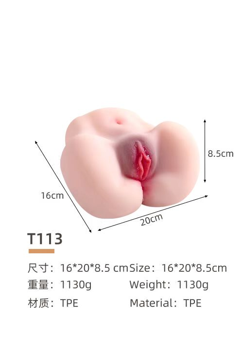 VIP43 Realistic Silicone Butt Masturbator