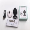 VIP13 Rechargeable Remote-Control Vibrating Metal Plug – 10 Vibration Modes