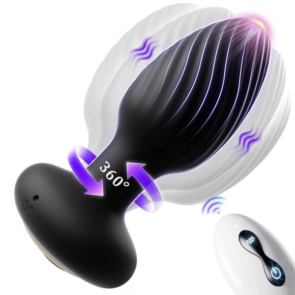 VIP14 Rotating Remote-Control Vibrating Anal Plug