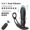 VIP15 Rechargeable Remote-Control Prostate Massager with Dual Ring & Vibration