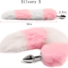 VIP11 Fox Tail Anal Plug – Metal Butt Plug with Faux Fur Tail