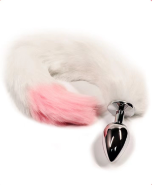 VIP11 Fox Tail Anal Plug Metal Butt Plug
