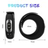 VIP19 Rechargeable Vibrating Cock Ring for Couples – Waterproof Multi-Speed Adult Toy
