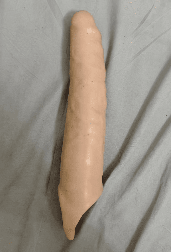VIP25 Extra-Long Textured Silicone Penis Sleeve – Thickened Wolf Tooth Design